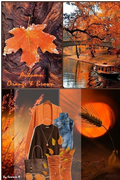 Autumn Orange &amp; Brown