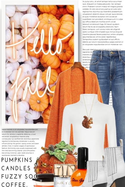 Hello Fall Pumpkins- Fashion set