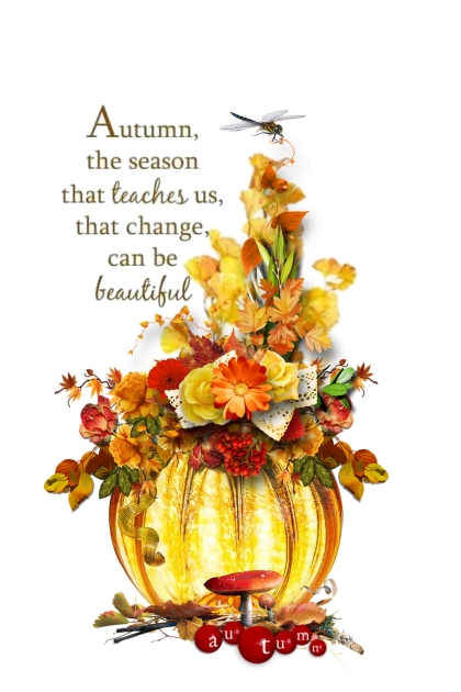 Autumn Quote- Kreacja