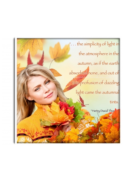 Autumnal Tints- Модное сочетание