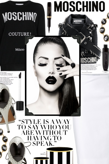 Moschino Couture- Модное сочетание