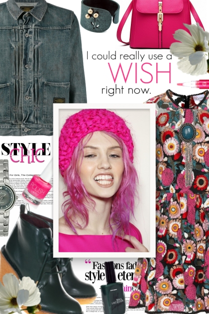 i really could use a wish right now- combinação de moda