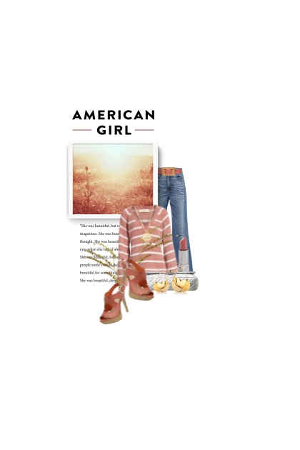 American Girl- combinação de moda