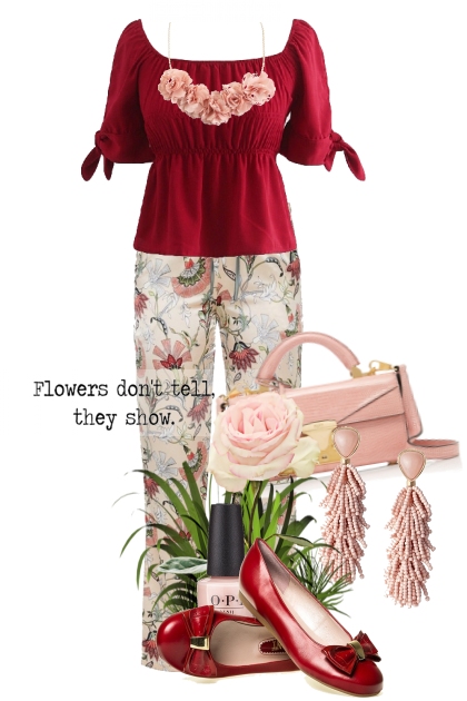 Flowers don't tell, they show.- Fashion set