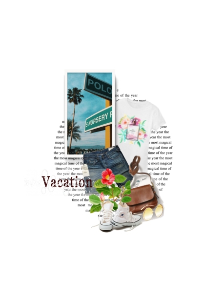 I need a vacation- Combinazione di moda