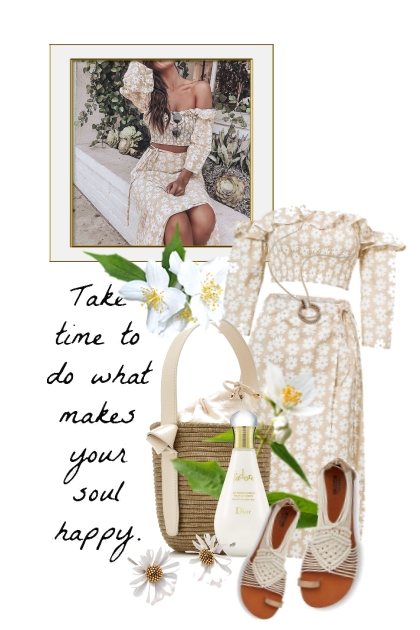 Take time to do what makes your soul happy- Fashion set