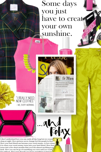 Create your own sunshine and relax.- Fashion set