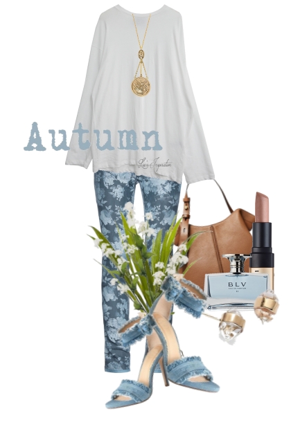 Autumn Blues- Combinazione di moda