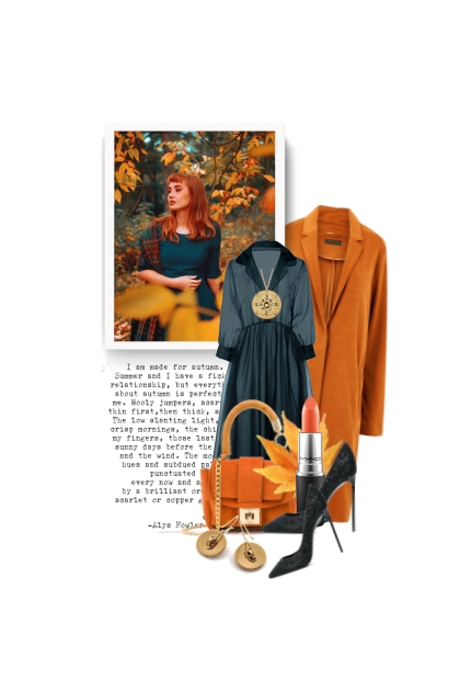 the beauty of autumn colors- Fashion set