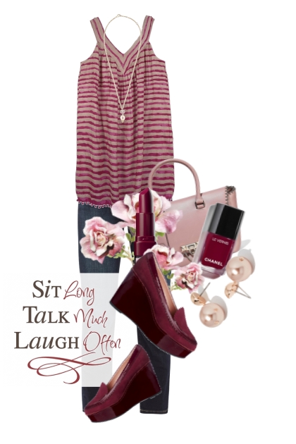 Sit Long, Talk Much, Laugh Often- Модное сочетание
