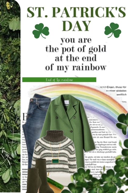 you are the pot of gold at the end of my rainbow- Combinazione di moda