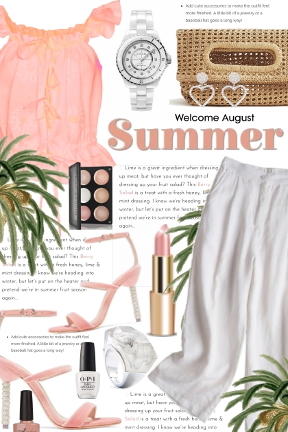 Beat the Summer Hear in Linen Style- Modna kombinacija