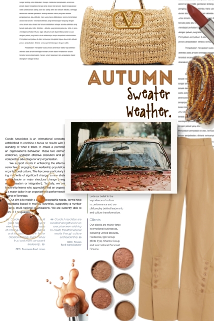 Autumn Sweater Weather- Модное сочетание