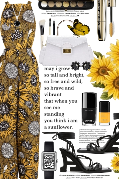 you think i am a sunflower- Combinazione di moda