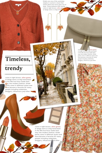 Timeless and Trendy for Fall- Modekombination