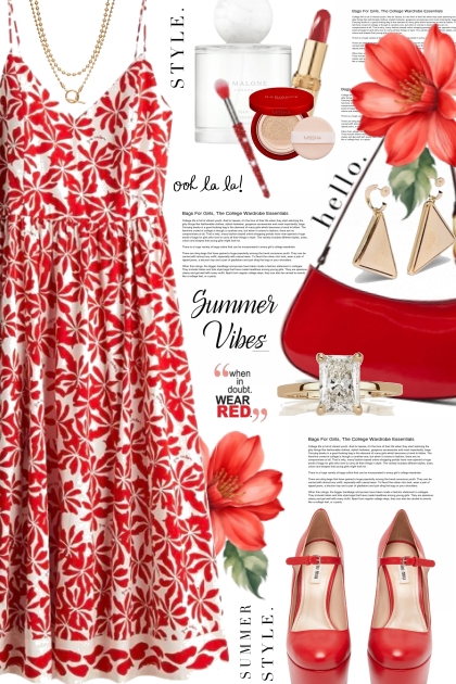 Summer Vibes in Red