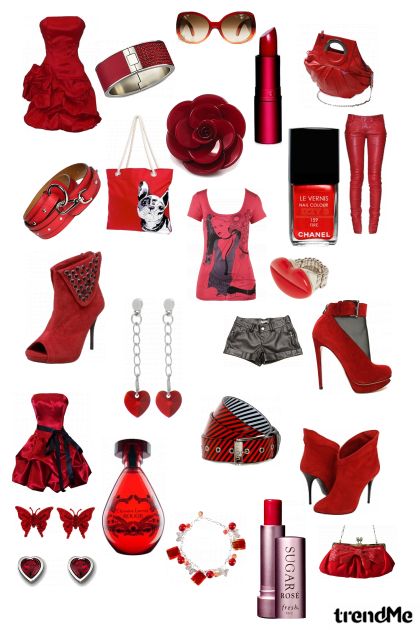 Red - Koment- Combinazione di moda