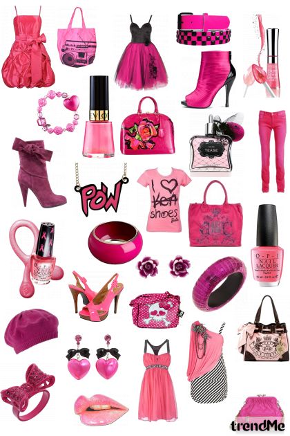 Pink Fashion- Combinaciónde moda