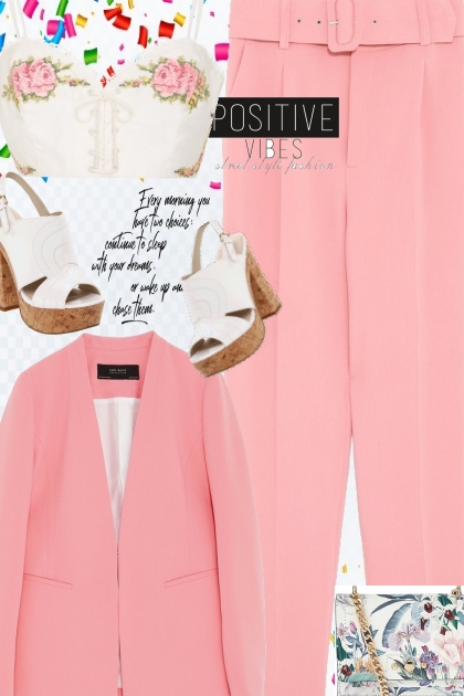 Positive Vibes- Fashion set