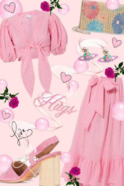 BUBBLE GUM PINK   ♥- Fashion set