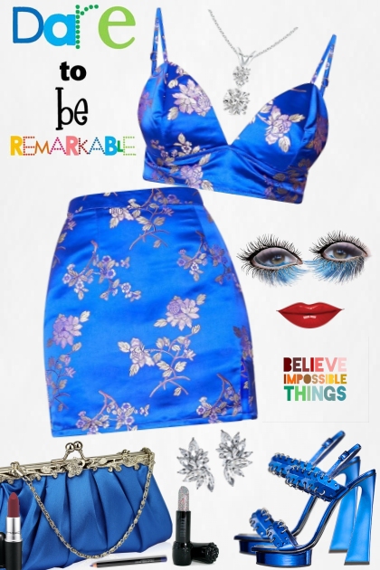 DARE TO BE REMARKABLE ... ♥- Fashion set