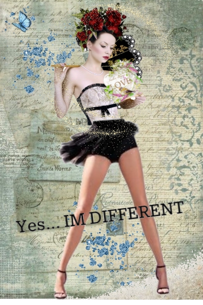 YES I'M DIFFERENT- Modekombination