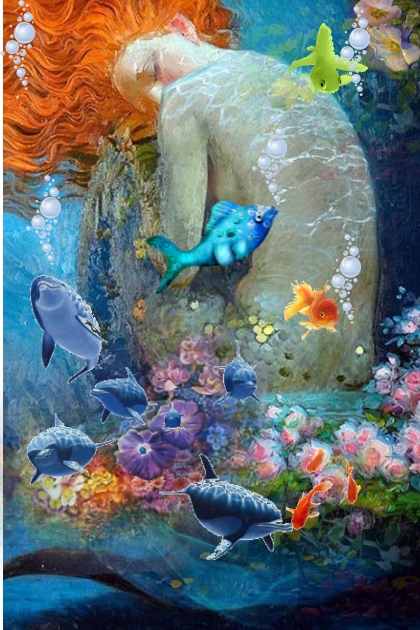 UNDER THE SEA THE MERMAID AND ME ♥