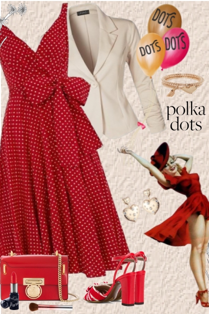 POLKA DOTS- combinação de moda