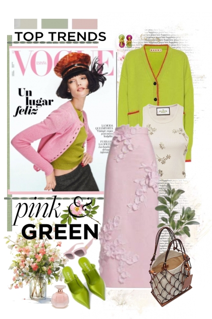 pink &amp; green