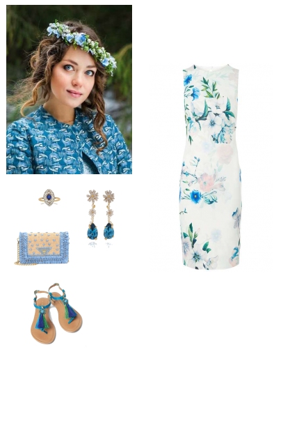 Flower Dress (3)- Combinazione di moda