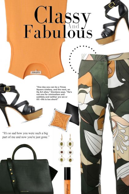 Classy & Fabulous- Combinazione di moda
