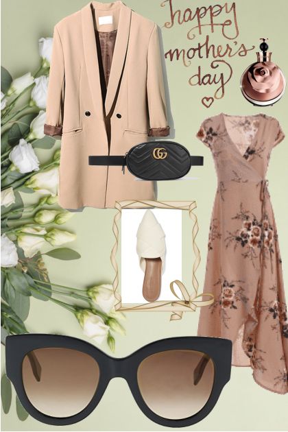 Mother's day. Muted color- Fashion set