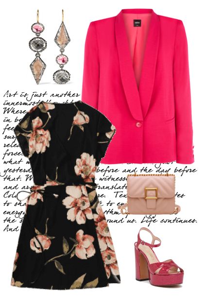 Фламинго- combinação de moda