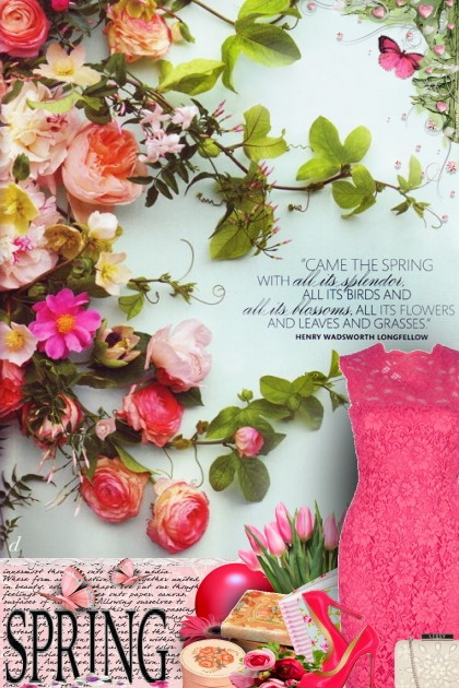 Spring Flowers- Fashion set