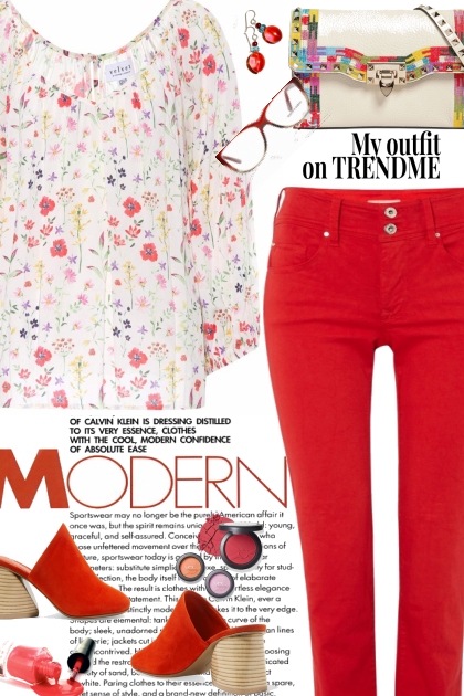 My Red Outfit on TrendMe- Modekombination