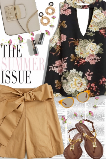 Floral Summer Top- Combinaciónde moda