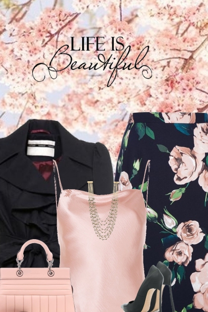 Floral Skirt- Modna kombinacija