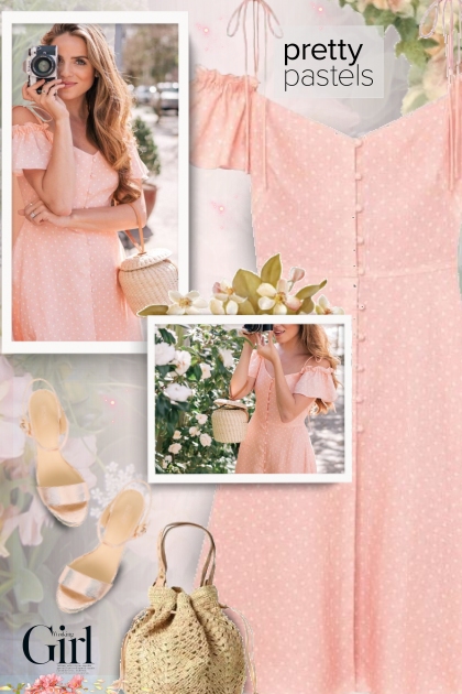 Pretty Pastel Dress- Fashion set