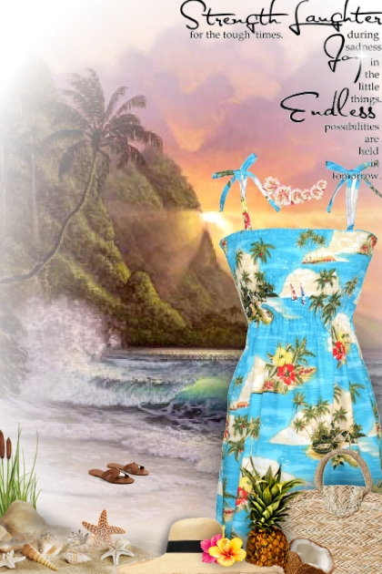 Tropical Island Getaway- Combinazione di moda