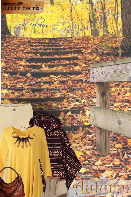 Autumn Essentials- Combinazione di moda
