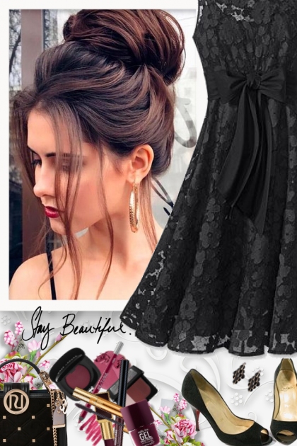 Black Dress- Fashion set