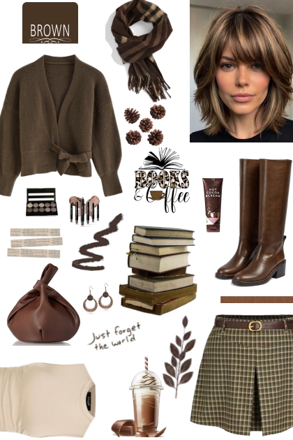 Brown Makes the World Go 'Round- Combinaciónde moda