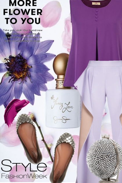 Purple - combinação de moda