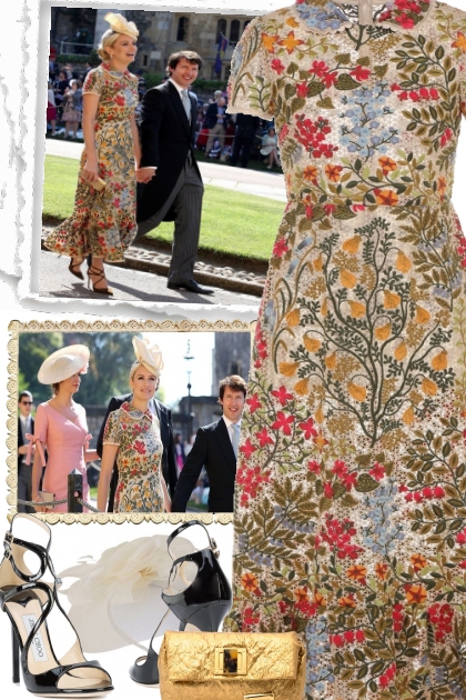 Sofia Wellesley Blunt Royal Wedding Guest - Модное сочетание
