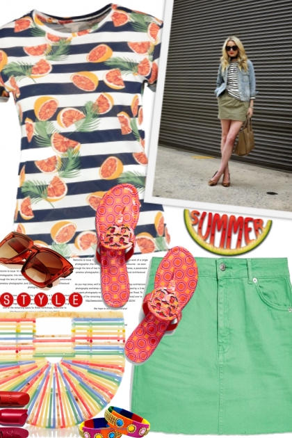 Melon Summer- Fashion set
