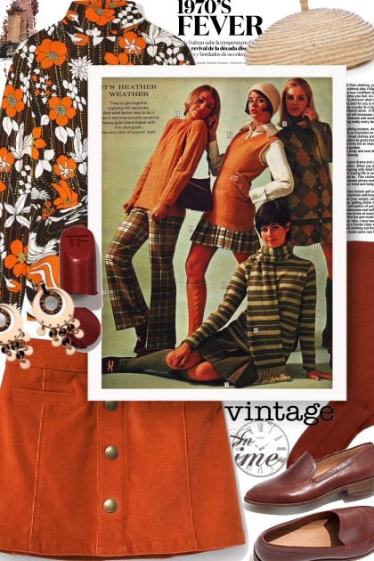 70's Inspired Style - Modna kombinacija