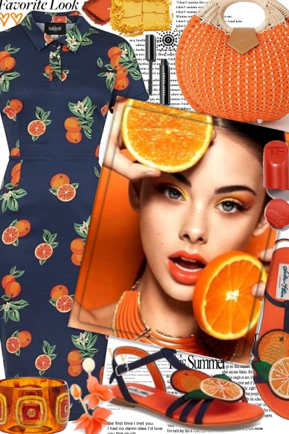 Orange You Glad It's Almost Summer?- Fashion set