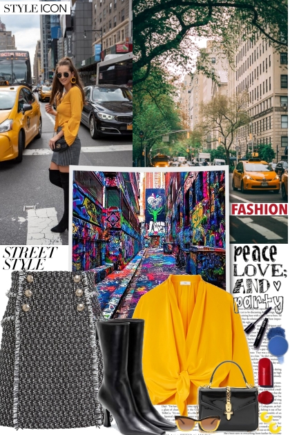 Street Style in the City- Модное сочетание