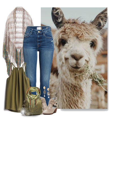 Mama Llama- Combinazione di moda