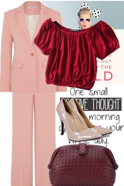 elegant pink- Combinazione di moda